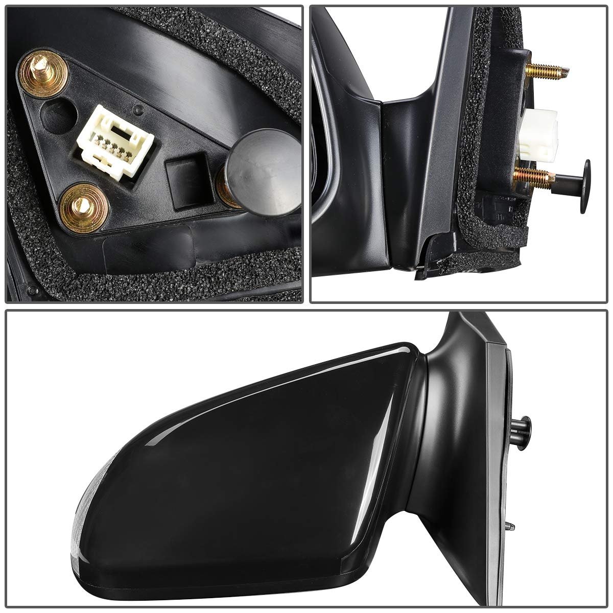Auto Dynasty Sc1320102 Oe Style Powered Turn Signal Driver Left Side View Door Mirror For Scion Tc 05-10