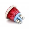 Baomain 5 8 16mm Flush Mounted Momentary Spst Red Stainless Steel Round Push Button Switch