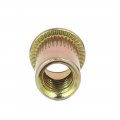 Uxcell 5 16 -18 Straight Knurled Rivet Nut Insert Bronze Tone 100pcs
