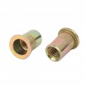Uxcell 5 16 -18 Straight Knurled Rivet Nut Insert Bronze Tone 100pcs