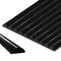Stickgoo 10-pack Peel And Stick Trim For Backsplash Tile Edge 12 Self-adhesive Liner Corner Decor In Black 