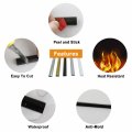 Stickgoo 10-pack Peel And Stick Trim For Backsplash Tile Edge 12 Self-adhesive Liner Corner Decor In Black