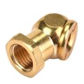 1 4 Tyre Valve With Clip No-clip Copper Air Tire Inflator Chuck Suitable For Car Motor Electromible