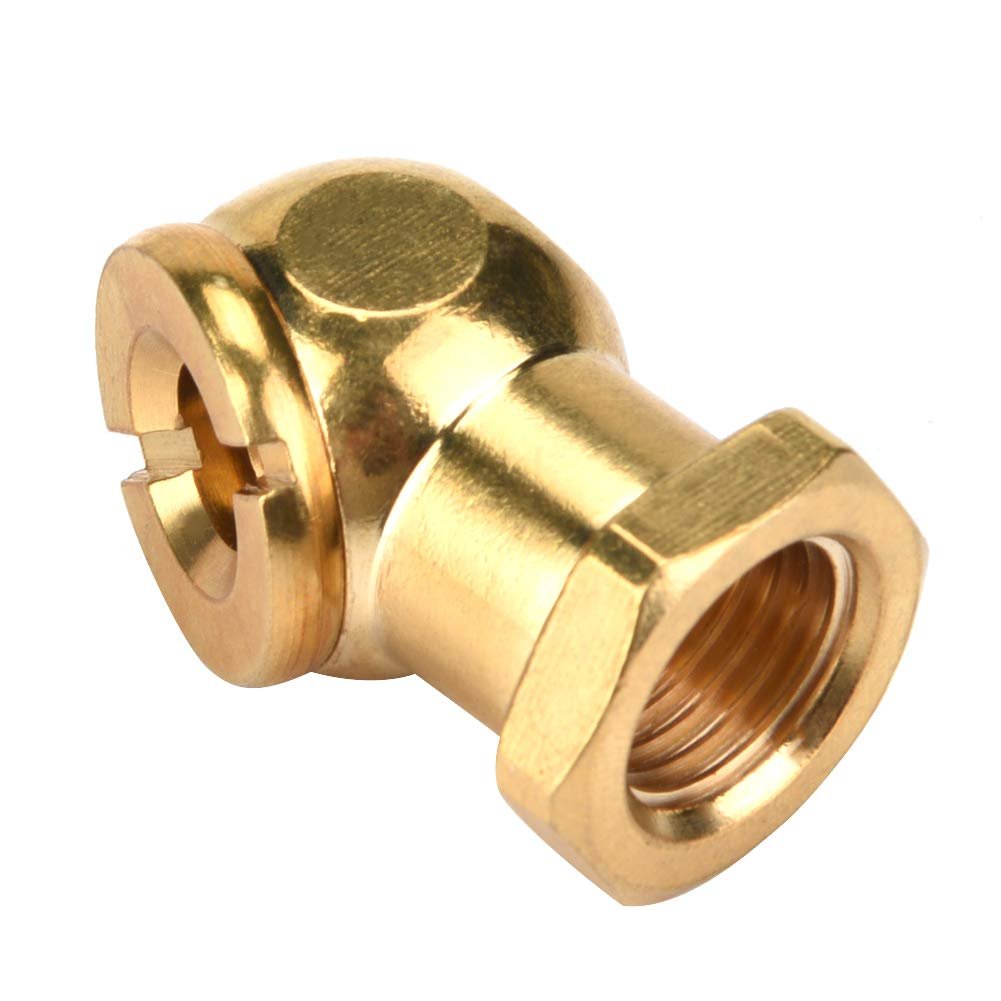 1 4 Tyre Valve With Clip No-clip Copper Air Tire Inflator Chuck Suitable For Car Motor Electromible