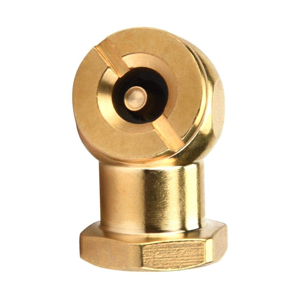 1 4 Tyre Valve With Clip No-clip Copper Air Tire Inflator Chuck Suitable For Car Motor Electromible