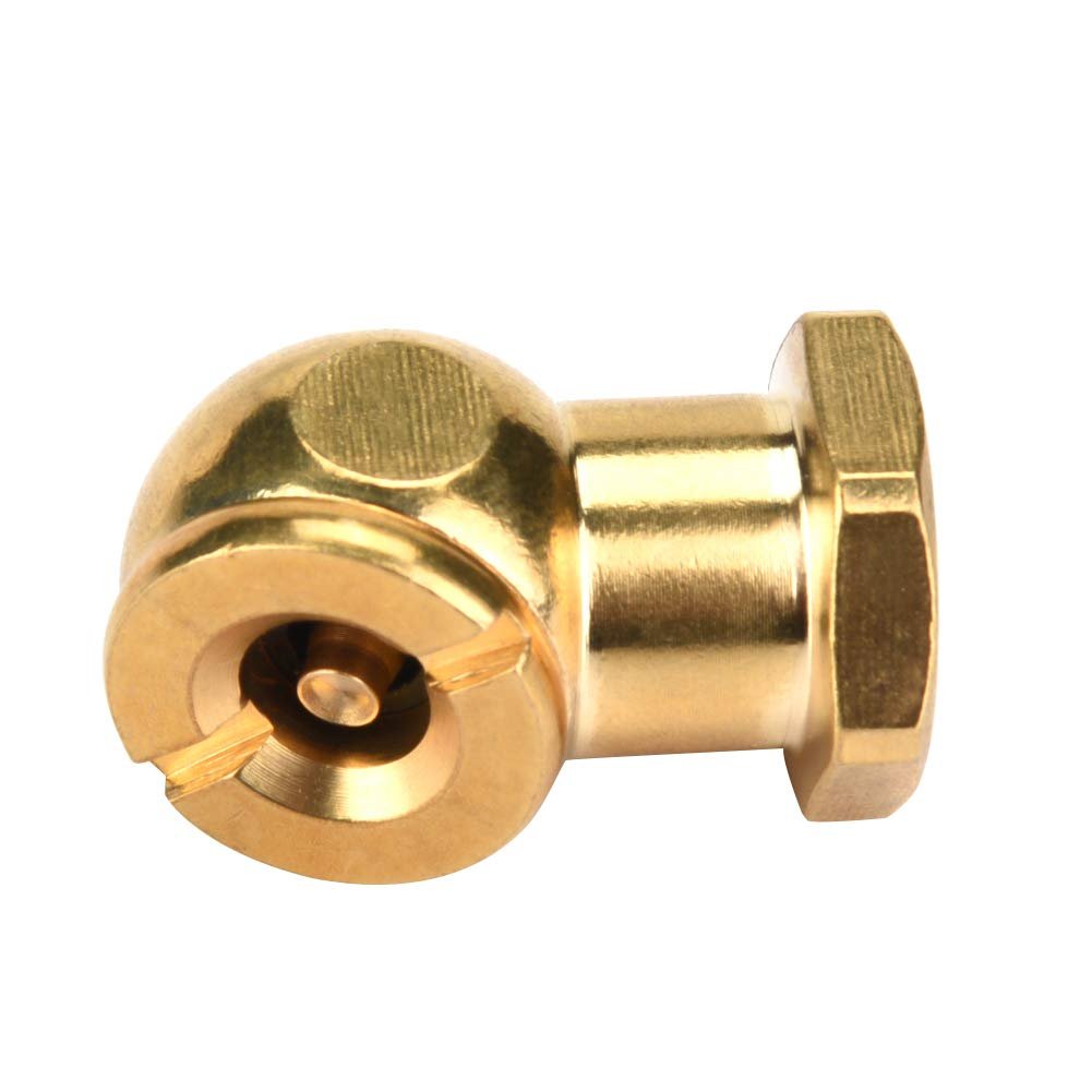 1 4 Tyre Valve With Clip No-clip Copper Air Tire Inflator Chuck Suitable For Car Motor Electromible