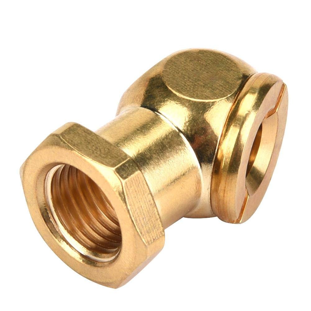 1 4 Tyre Valve With Clip No-clip Copper Air Tire Inflator Chuck Suitable For Car Motor Electromible