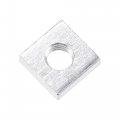 Uxcell Square Nuts M6x12mmx4mm Zinc-plated Metric Coarse Thread Assortment Kit 25 Pcs