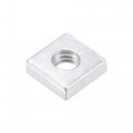 Uxcell Square Nuts M6x12mmx4mm Zinc-plated Metric Coarse Thread Assortment Kit 25 Pcs
