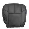 Passenger Seat Cover Bottom 2nd Row Ebony Black Microfiber Leather For Chevy Gmc Silverado Tahoe Suburban Avalanche Yukon 