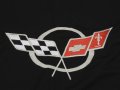 1997-2004 Corvette Rear Window Cargo Shade Luggage Cover Coupe Black W C5 Logo