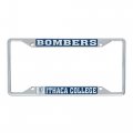 Ithaca College Ic Bombers Metal License Plate Frame For Front Or Back Of Car Officially Licensed Mascot 