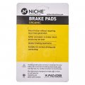 Niche Brake Pad Set For Yamaha Vmax Fz8 Yzf R6 5sl-25805-00-00 4c8-25805-00-00 Front Organic 2 Pack