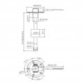 Marine Fuel Sending Unit 10 Inch 240 To 33ohms 250mm Ip67 Waterproof Universalfor Rv Boat Truck Car Vehicle Tank