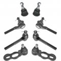 Ball Joint Suspension Kit With Tie Rods Front 8 Piece Set Mechanics Choice For 1995-2002 Lincoln Town Car