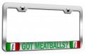 Got Meatballs Italian Italy Chrome Metal License Plate Frame Tag Holder E43 