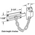 Prime-line U 9914 Steel Antique Brass Keyed Chain Door Guard Single Pack