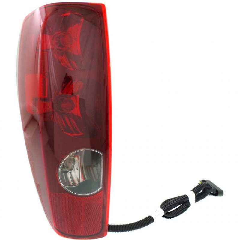 Chevy Canyon Tail Light 2004 To 2012 Driver Side Replacement For Gm2800164 And 19417444 Halogen Assembly With Bulbs Lens