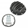 Gxywady 1 Set Of Rear Black Differential Cover With Spacer Drain Plug Replacement For Dana 35 10-bolt