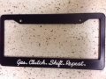 License Plate Frame For Jdm Gas Clutch Shift Repeat Manual Racing Drifting Holder Gcsrf8 Style-gd587-284 