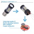 Katur 1800lm High Lumens 80w Cree 16smd Aluminum 7506 1156 Ba15s 1141 1095 1073 Led Brake Light Turn Signals Bulbs Reverse Tail