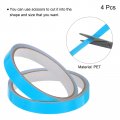 Uxcell 4rolls Glow In The Dark Tape 0 3 Inch X 9 8 Ft Fluorescent Adhesive Luminous For Stairs Walls Steps Exit Sign Home