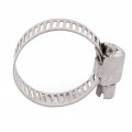 Uxcell 50 Pcs 16mm To 25mm Dia Range 8mm Width Metal Us Type Adjustable Hose Clamp Hoop