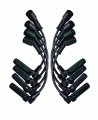 Moroso 51034 Ultra Series Black Spark Plug Wires Gm Ls 11 Length 90 Degree Ends 