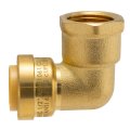1 2 In Push To Connect X Female Thread Brass 90 Degrees Elbow Fitting Rp-98065 For Fresh Water Plumbing And Rv Repairs