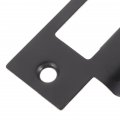 Osaladi 4pcs Door Hole Filler Plate Buckle Box Reinforcement Lock Accessories Board Reinforcing Handle Stainless Steel Front