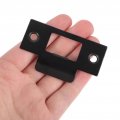 Osaladi 4pcs Door Hole Filler Plate Buckle Box Reinforcement Lock Accessories Board Reinforcing Handle Stainless Steel Front