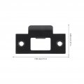 Osaladi 4pcs Door Hole Filler Plate Buckle Box Reinforcement Lock Accessories Board Reinforcing Handle Stainless Steel Front