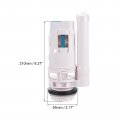 Uxcell Toilet Flush Valves 2 Inch Dual Split Push Button Bottom Inlet Fill Valve Replacement Parts 210mm Height White