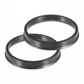 Acropix 71 5mm To 64 1mm Universal Car Hub Centric Rings Black Pack Of 4