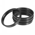 Acropix 71 5mm To 64 1mm Universal Car Hub Centric Rings Black Pack Of 4