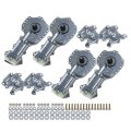 Set Of 4 Front And Rear Power Window Motor For Chevrolet Gmc Oldsmobile Pontiac Buick Cadillac With 12-teeth Gear 