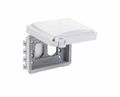 Hubbell Taymac Mm110g Grey Horizontal Vertical 16-in-1 Cover 