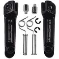 Tcmt Black Front Foot Pegs Motorcycle Footpeg Footrest Bracket Set For Yamaha Yzf R1 1998 1999 2000 2001 2002 2003 2004 2005 