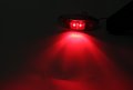 6 Red Amber Led Oval Clearance Side Marker Light With Chrome Bezel Clear Lens For Truck Trailer 2 1 Dozen Autosmart Kl-15114c 