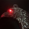 Smt-chrome Eagle Head Horn Cover Compatible With 1992 And Up Side Mount Cowbell All V-rod S Red Led Light Motorcycle B00zzlj834