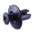 Cicitree 50sets 8mm Plastic Interior Trim Panel Clips Retainers Screws Rivets Compatible For Holden