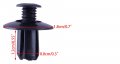 Cicitree 50sets 8mm Plastic Interior Trim Panel Clips Retainers Screws Rivets Compatible For Holden