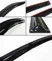 Cuztom Tuning Jdm 3d Style Smoked Window Visor Vent Shade Compatible For Fits 2007-2011 Toyota Camry Le Se