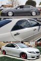 Cuztom Tuning Jdm 3d Style Smoked Window Visor Vent Shade Compatible For Fits 2007-2011 Toyota Camry Le Se