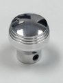 Pirate Mfg Polished Billet Aluminum Dash Knob W Set Screw Hot Rod 