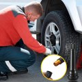 Tallew 150 Pcs Tire Valve Stems Bulk Tubeless Rubber Snap In Valves Black Replacement Tool For Car 0 453 Inch Rim Holes 