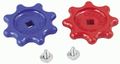 Robinair 40449 Replacement Handwheels Red Blue 