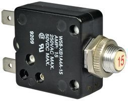 Te Connectivity Potter Brumfield W58-xb1a4a-10 Circuit Breaker Thermal 1p 250v 10a 5 Pieces