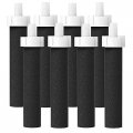 Ecoaqua Replacement For Britaa Bottle Filter Hard-sided 8-pack 