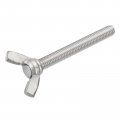 Uxcell 10pcs M6-1x50mm Wing Butterfly Screws Bolts 304 Stainless Steel Bolt Thumb Hand